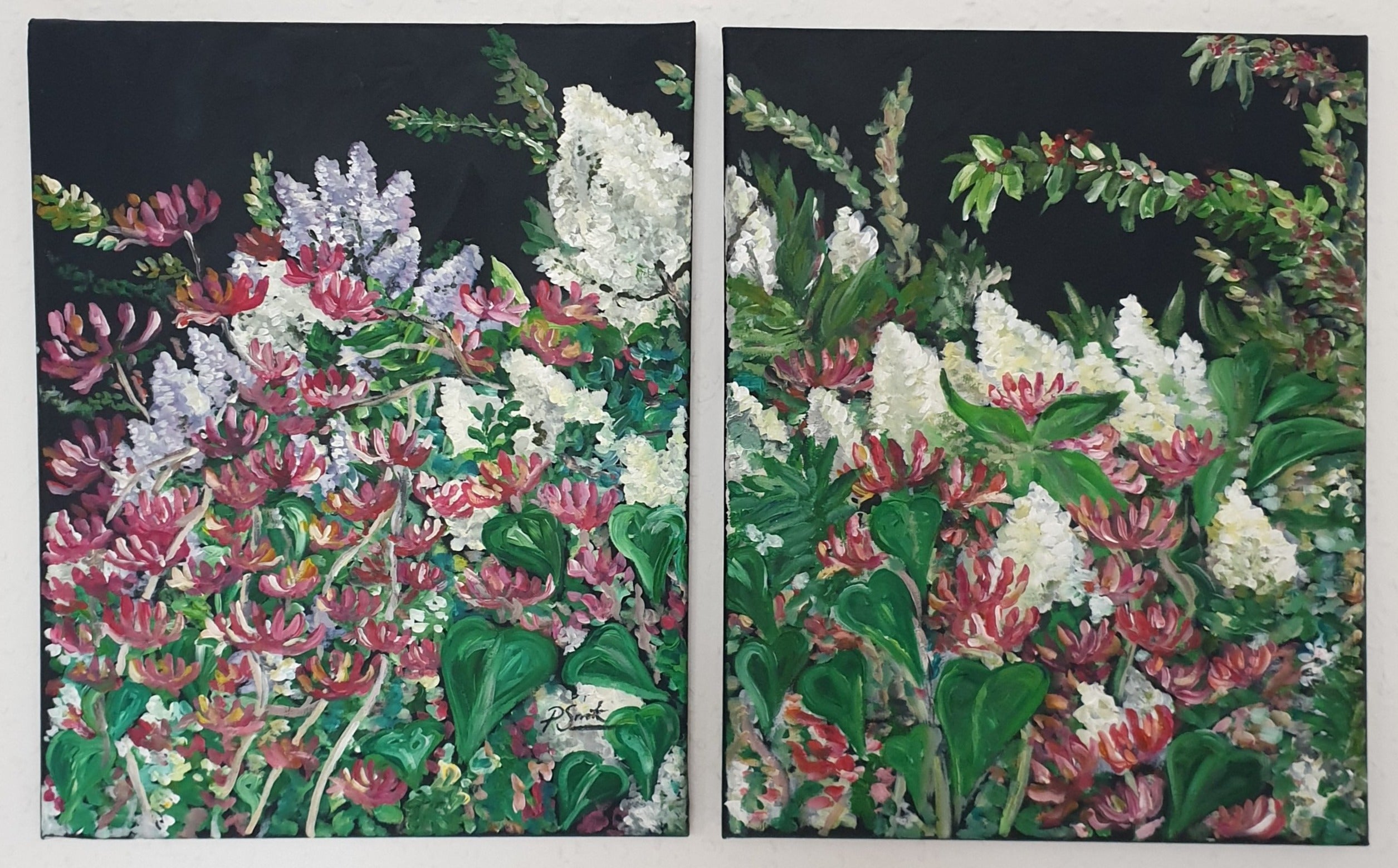 Diptych - Lilac, Lilac, Honeysuckle